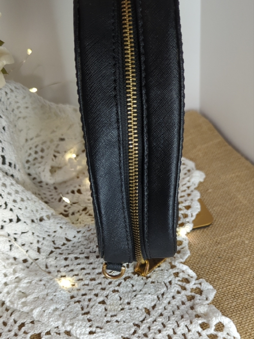 Marc Jacobs Black Leather Dome Crossbody with Gold Hardware - Picture 11 of 11